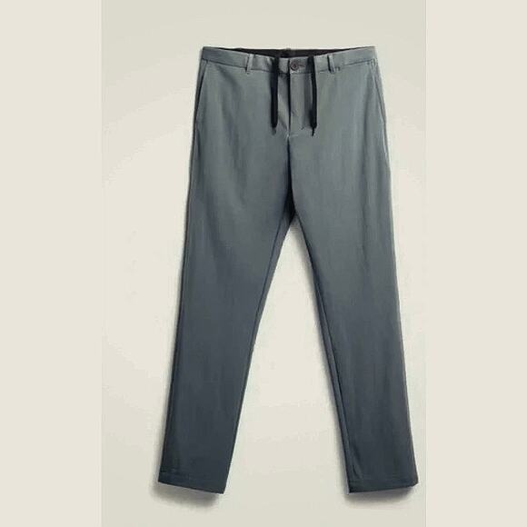 Ministry of Supply Men's Pace Tapered Chino Stormy Weather Gray Blue 32R NWT - Picture 1 of 10